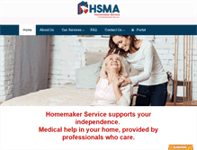 Tablet Screenshot of homemaker-service.org